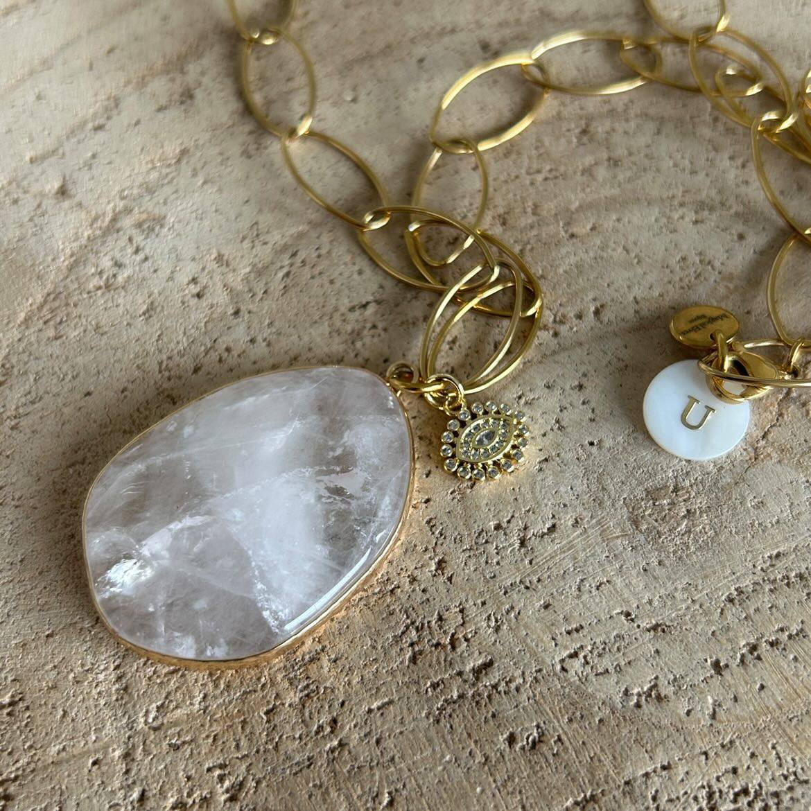 Collier cristal de roche