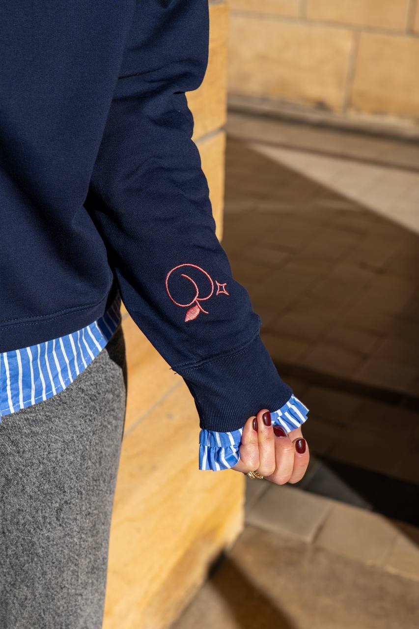 Sweat à capuche "C'est beau d'avoir du culot"