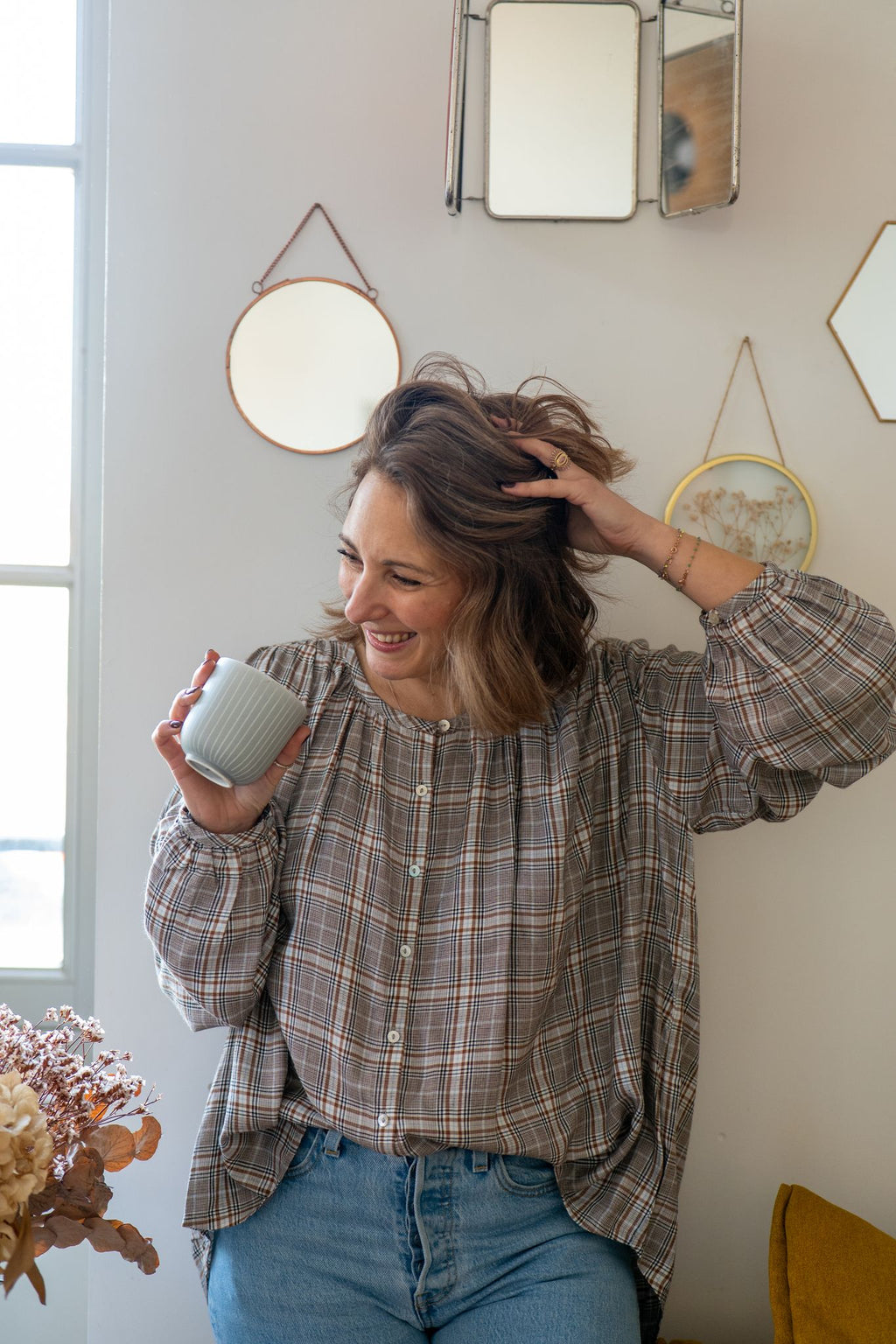 Blouse grise Rhapsody