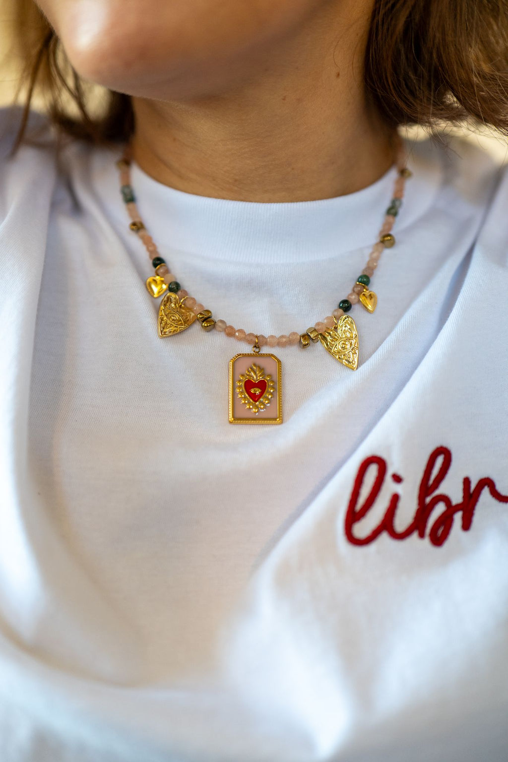 Collier pierres LOVY