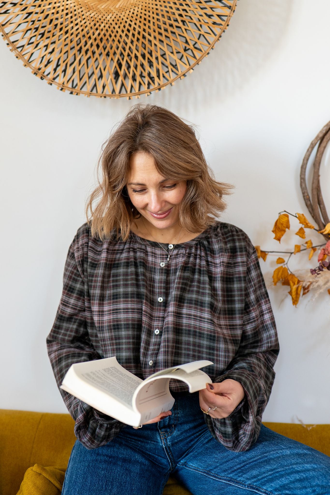 Blouse choco Bohémiane