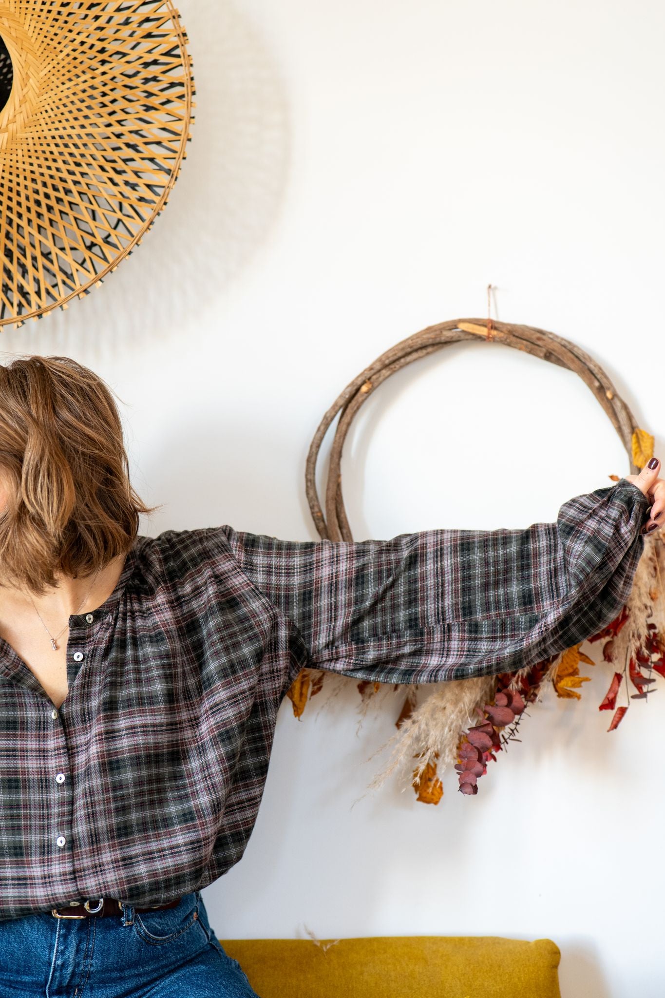 Blouse choco Bohémiane