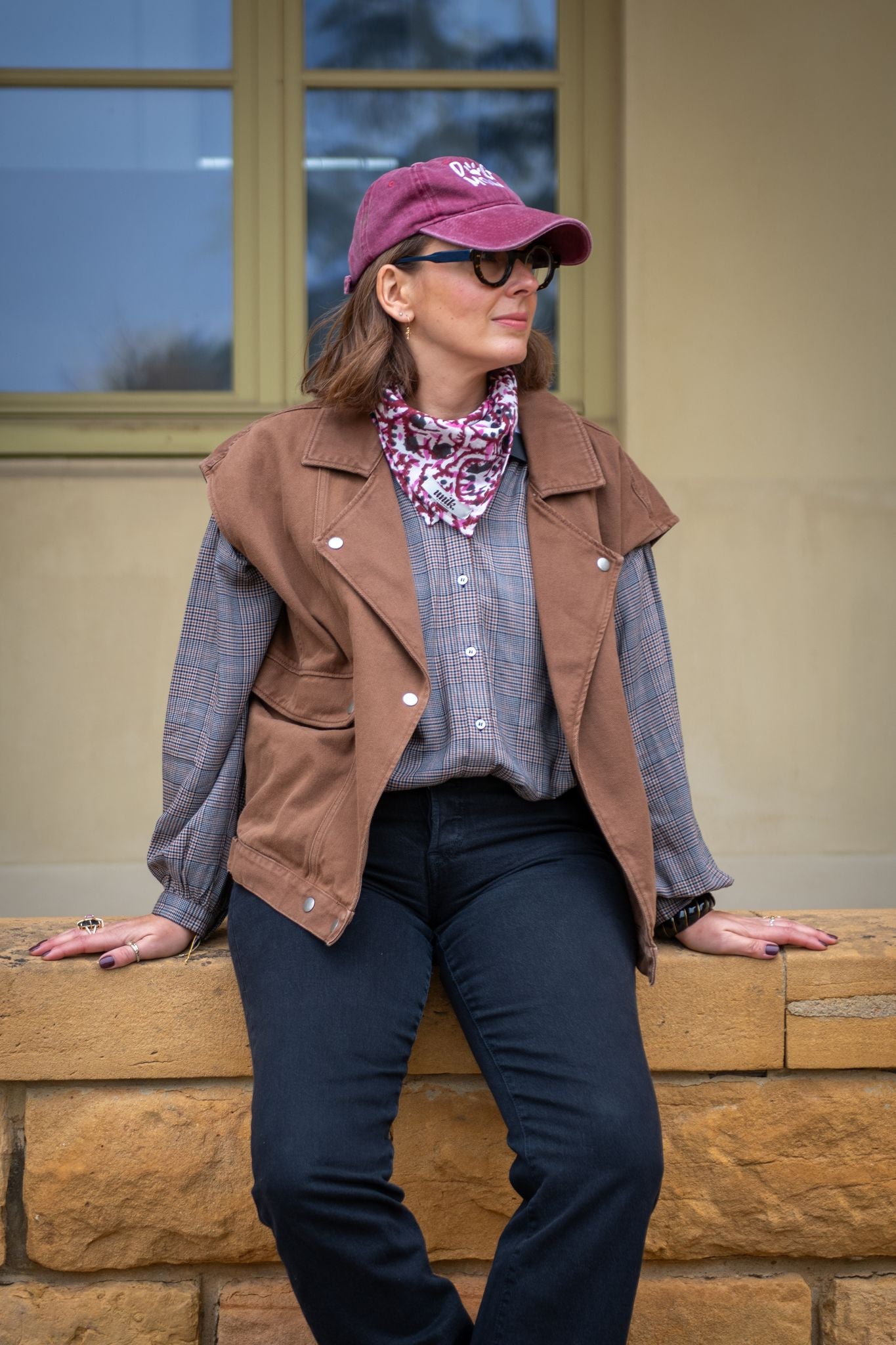 Veste en jean sans manche RONY