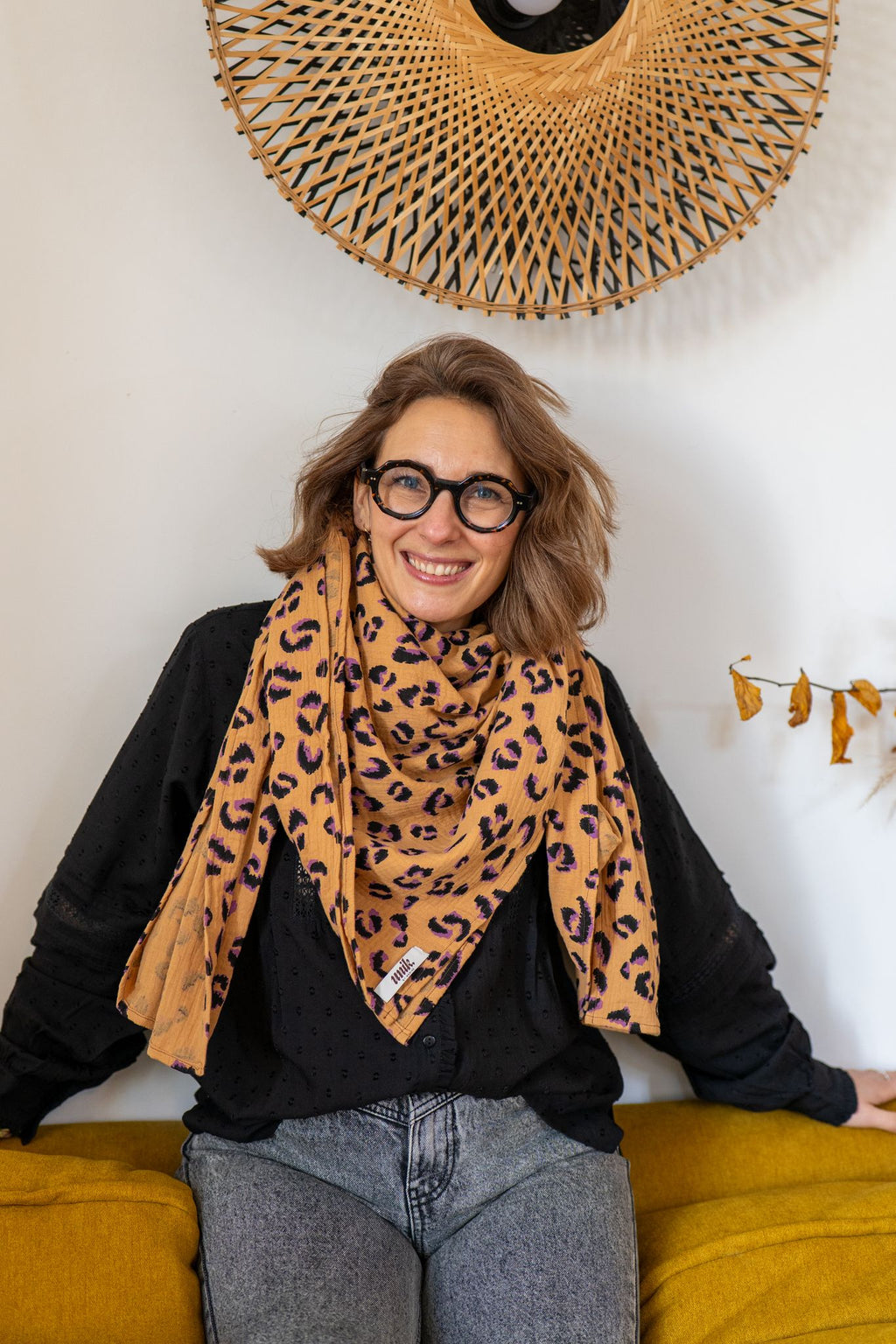 Echarpe en gaze de coton