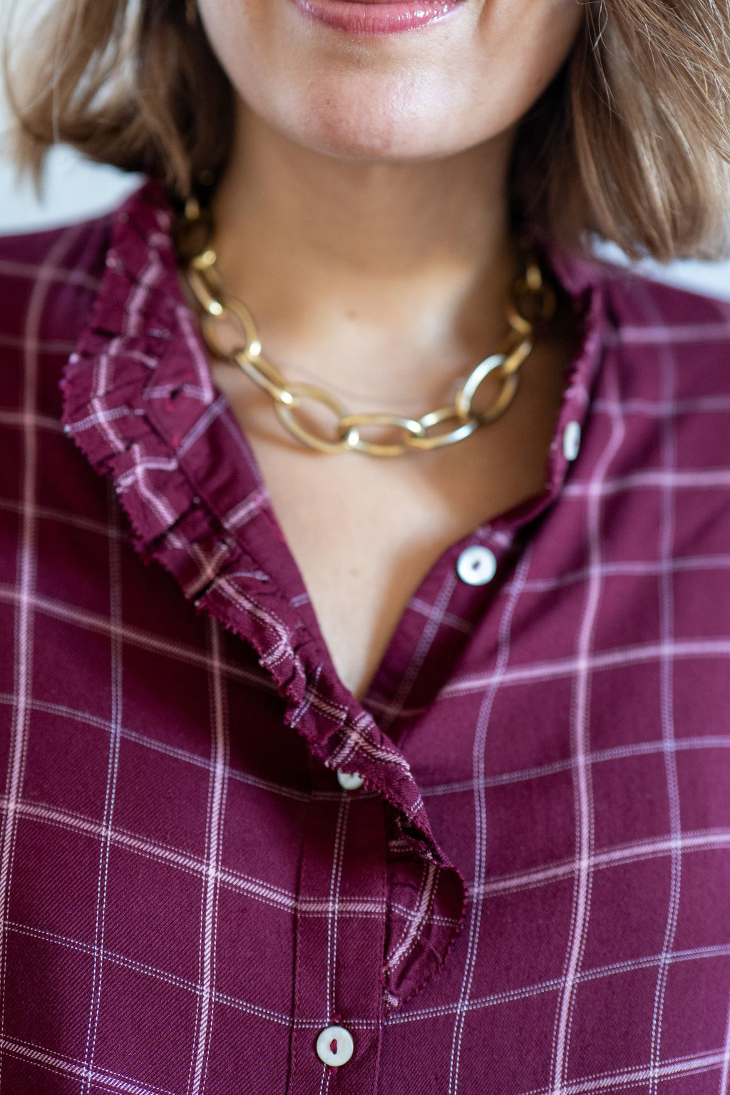 Blouse bordeaux Rosalie