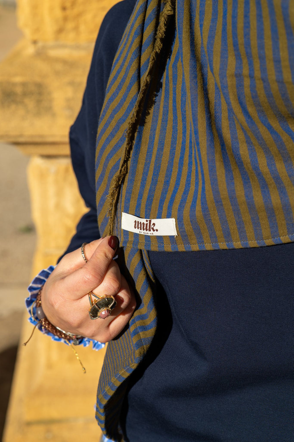 Echarpe en gaze de coton