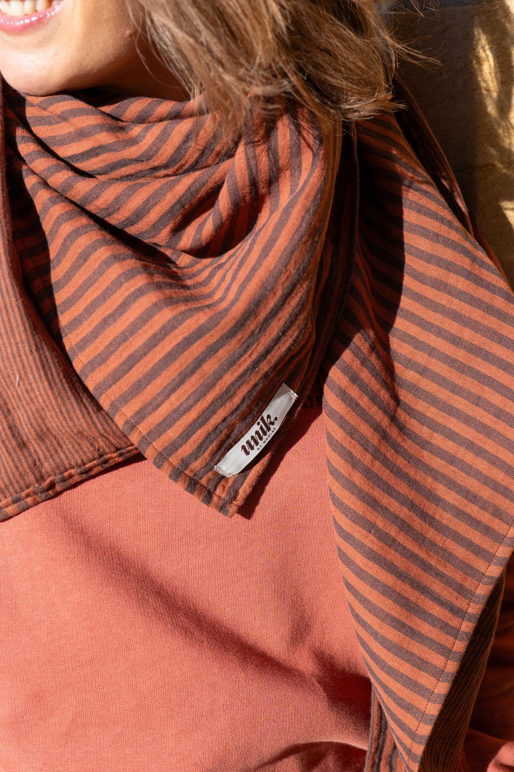 Echarpe en gaze de coton