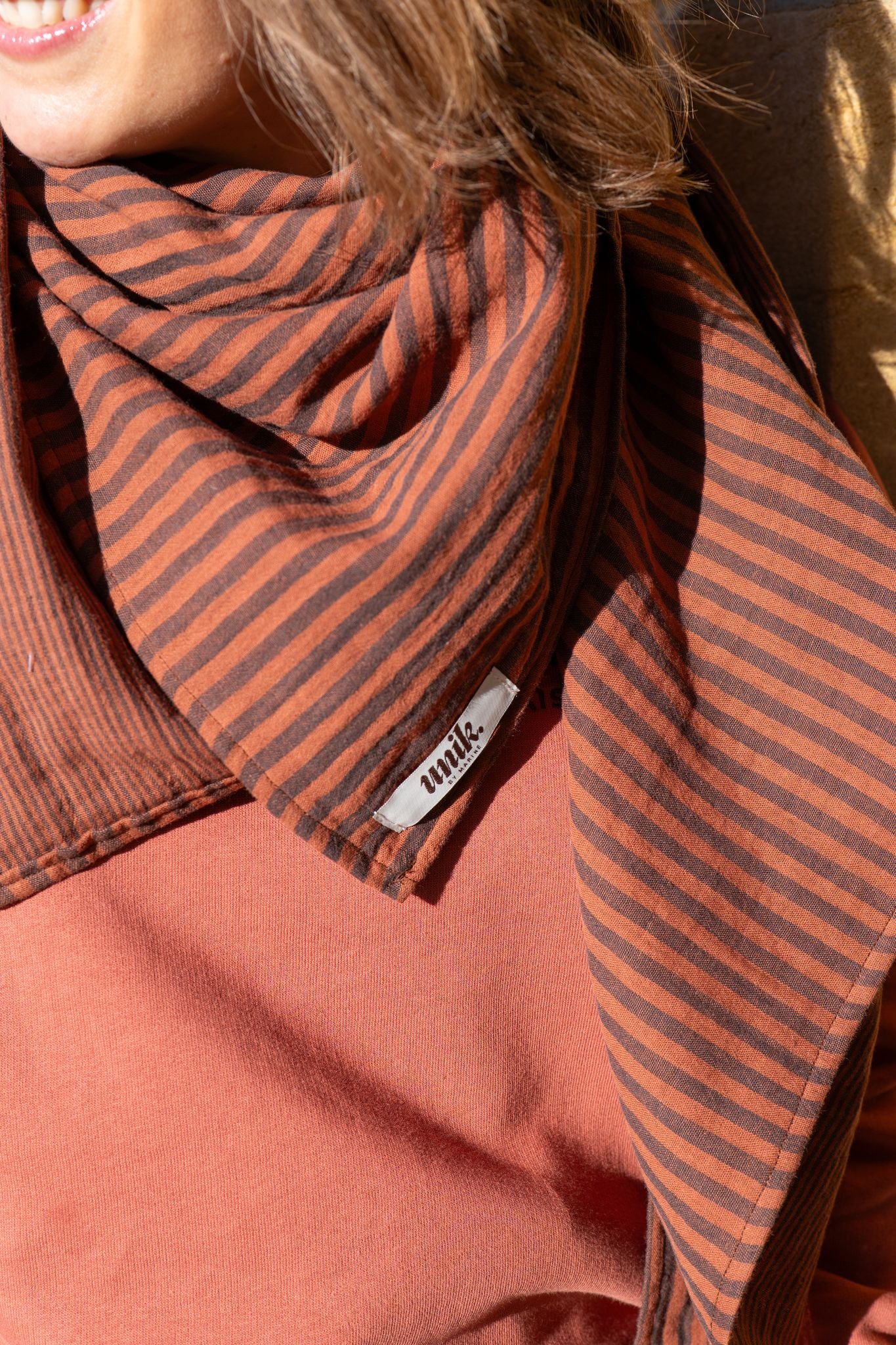 Echarpe en gaze de coton