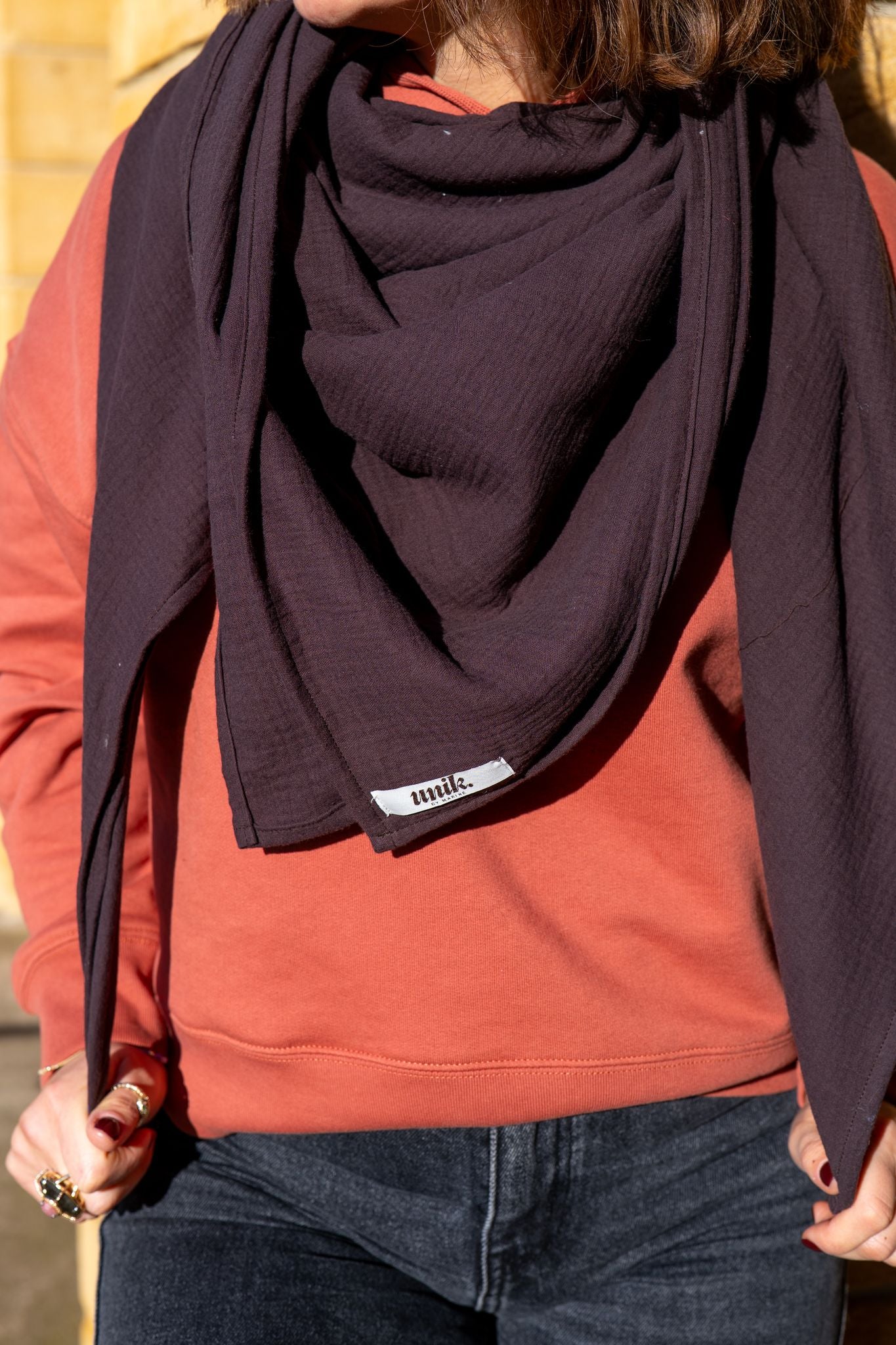 Echarpe en gaze de coton